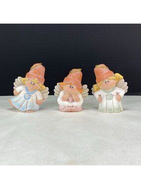 Flower Pot Garden Fairy Angel Figurines Set of 3